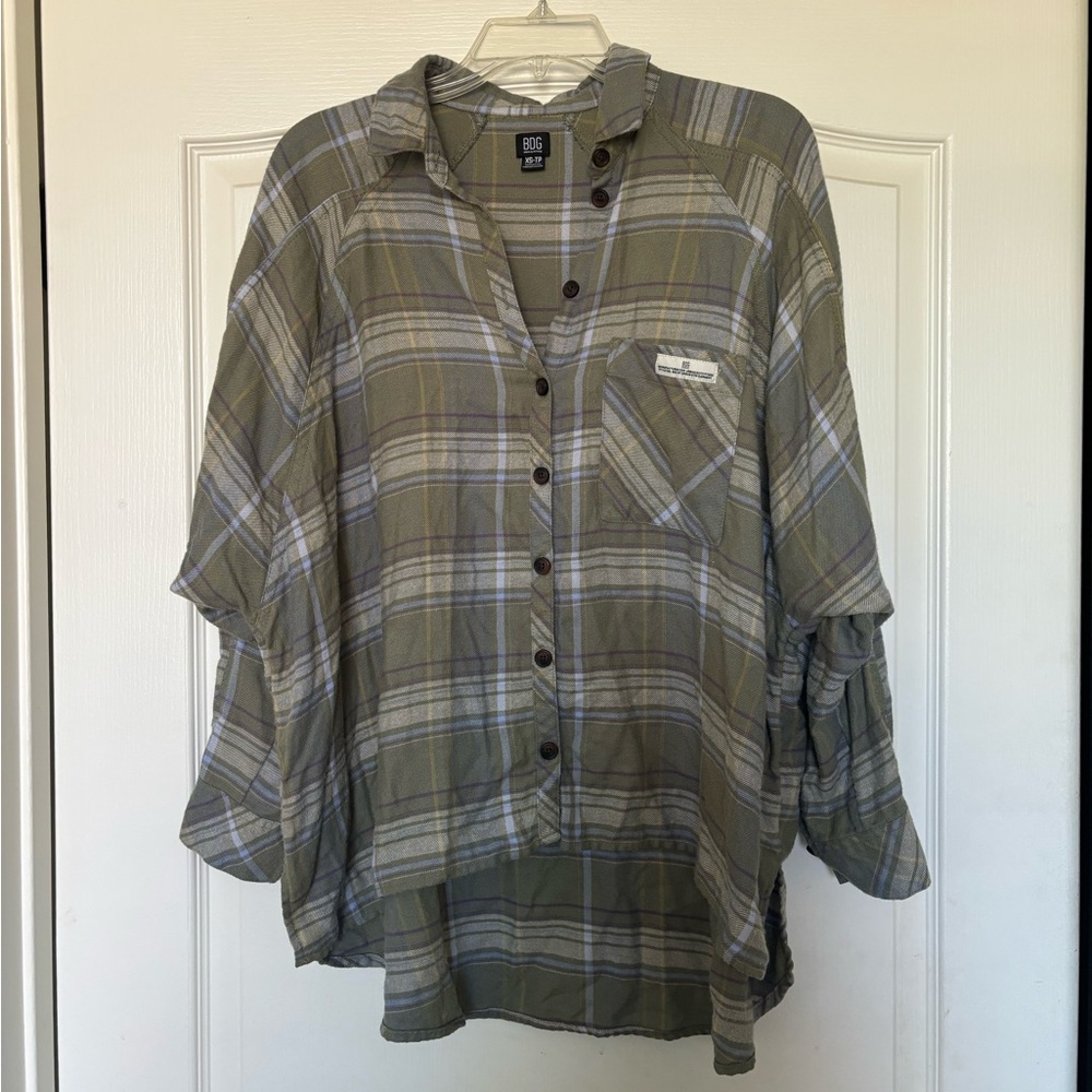 Green BDG Flannel Size XS